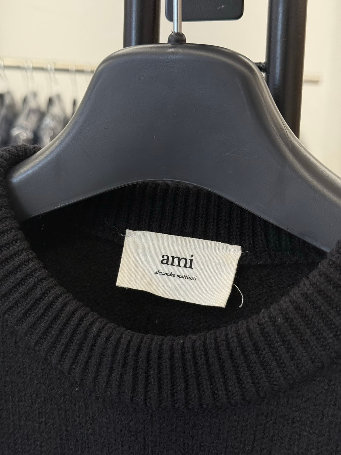 [M] 아미 빅하트 로고 니트 상품이미지3