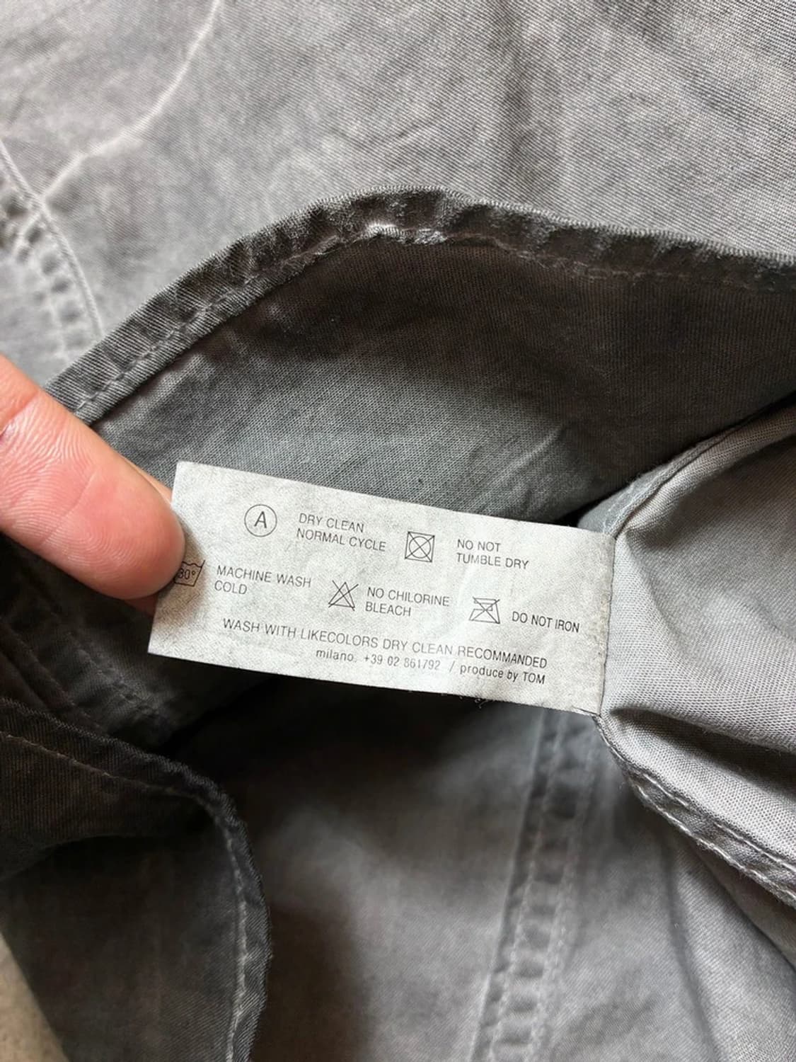 아스페시 00's 한스 요아힘 독일 밀리터리 워시드 셔츠 PN6680 상품이미지7