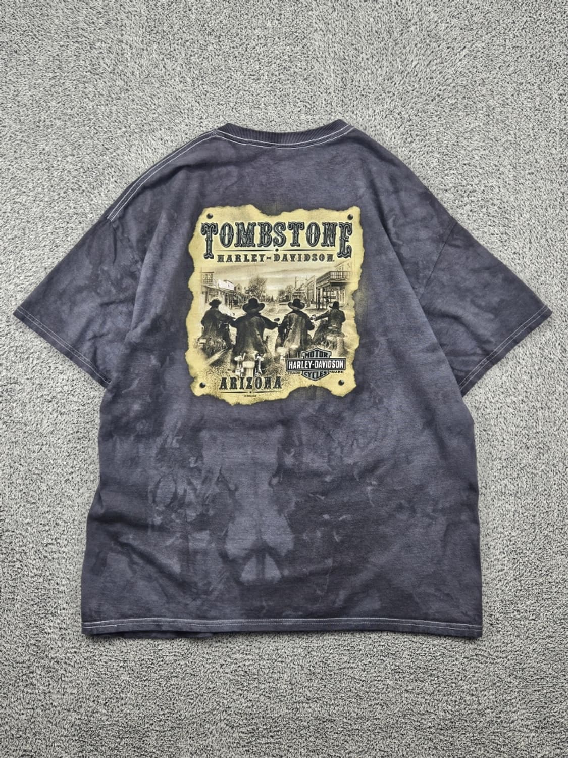 할리데이비슨 빈티지 반팔 티셔츠 다잉커스텀 ( L추정 ) / 11789 상품이미지1