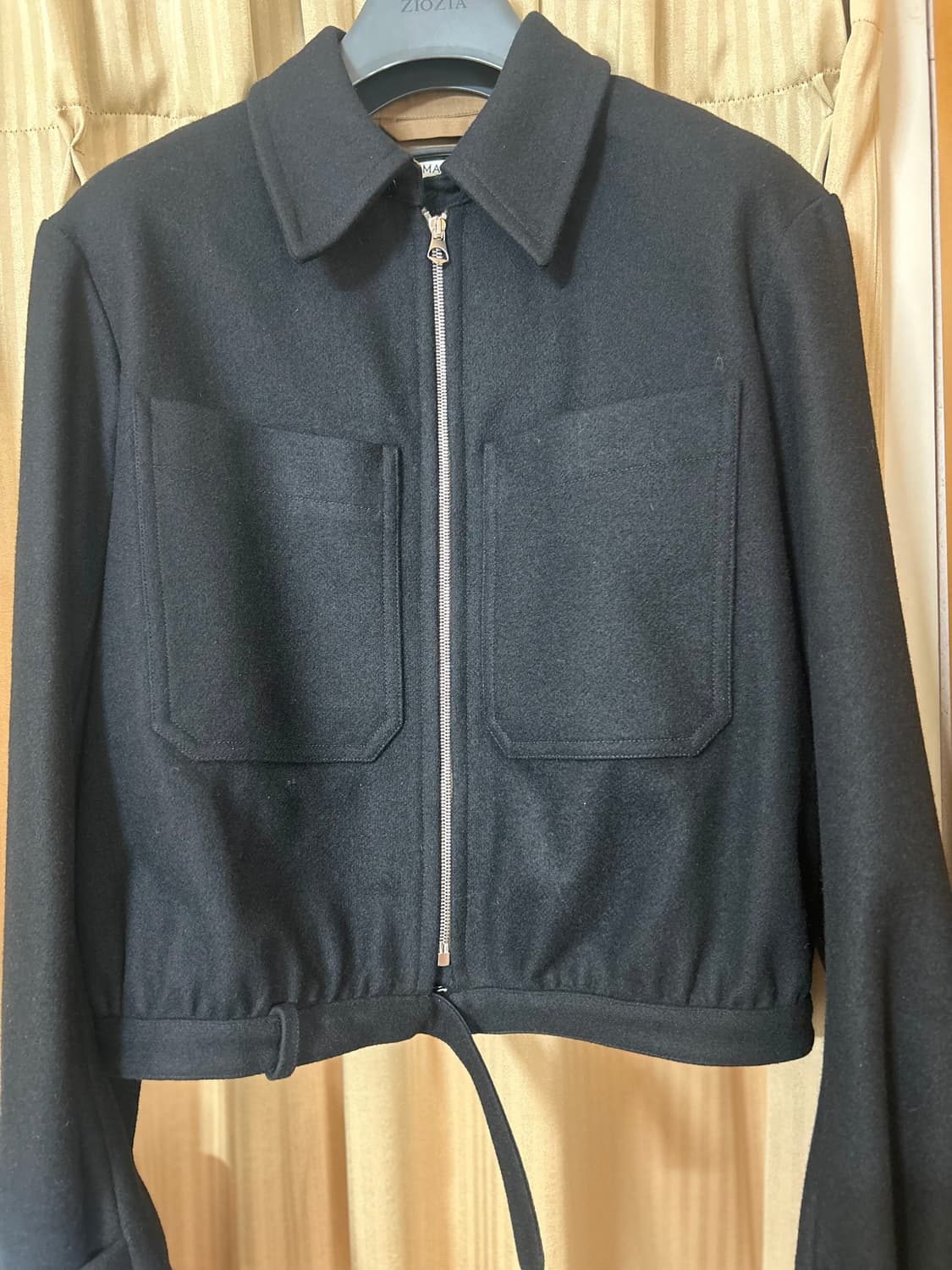 48 르메르 울 블루종 블랙 상품이미지2