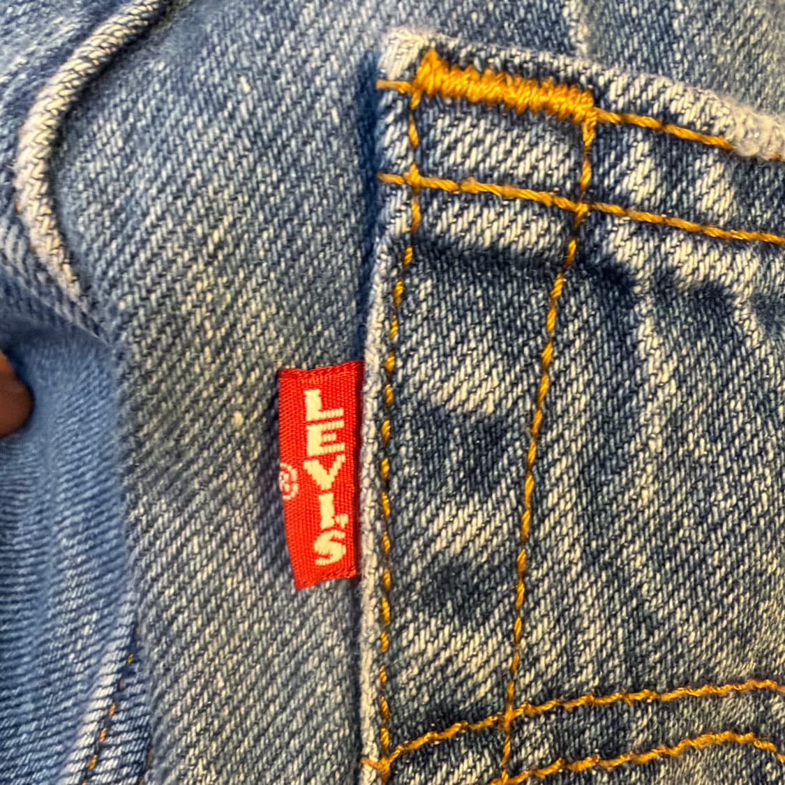 USA 빈티지 리바이스 립케이지 스트레이트 여성 청바지 상품이미지10