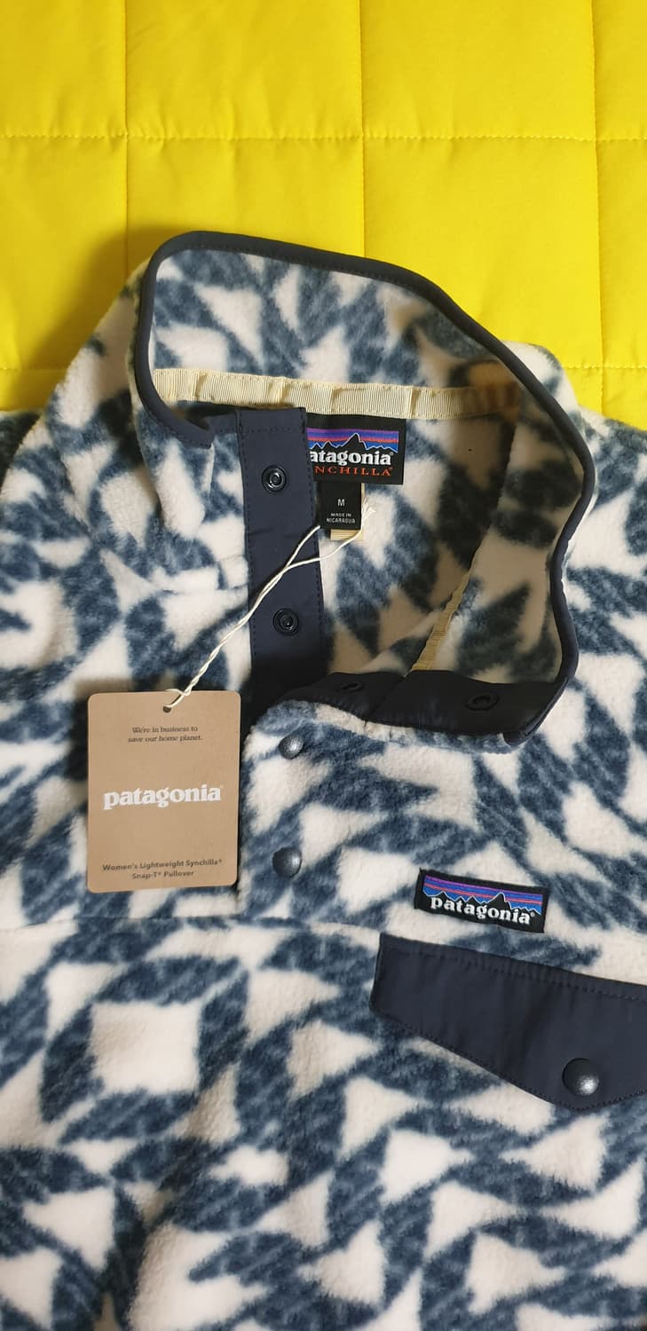 파타고니아 여성 신칠라 스냅티 풀오버 스웨터 M 새상품 상품이미지3