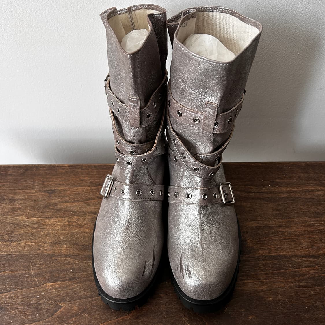 Metal Harness Belt Boots 상품이미지2
