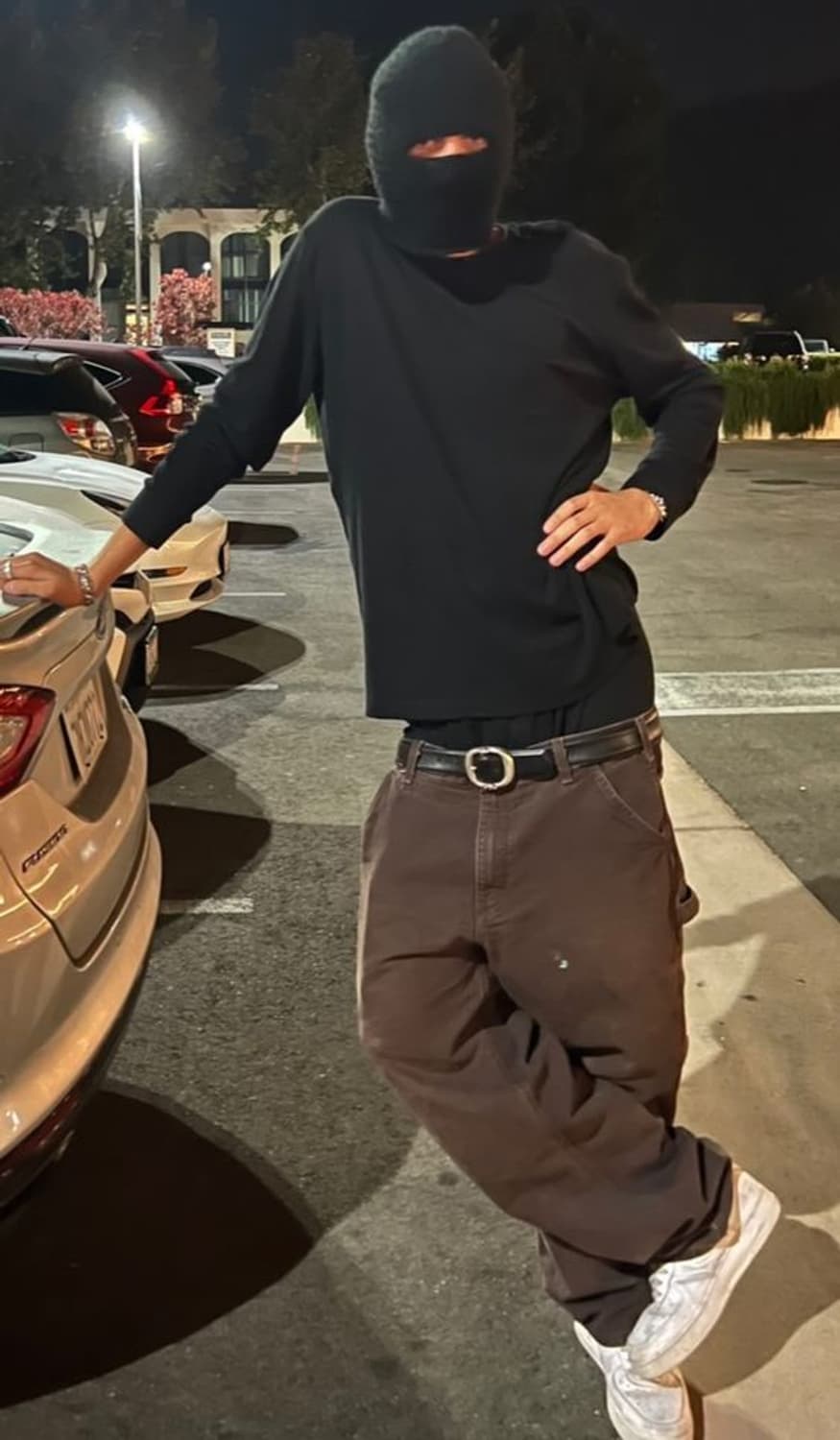 칼하트 다크브라운 싱글니 카펜터 팬츠 B11DKB 상품이미지2