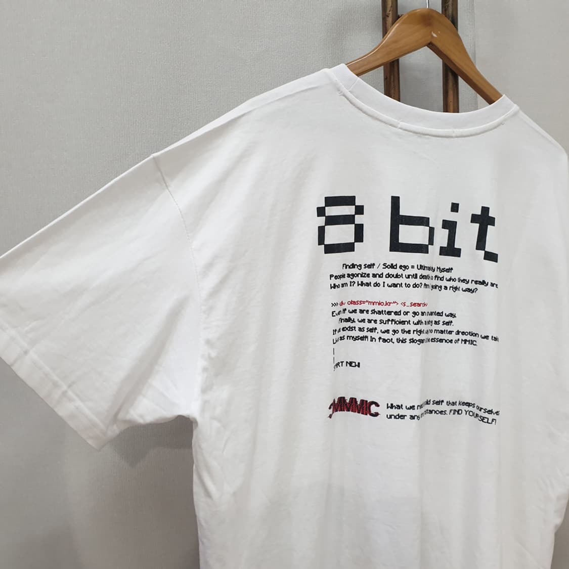 MMIC 오버핏 반팔 티셔츠 105이상 상품이미지5