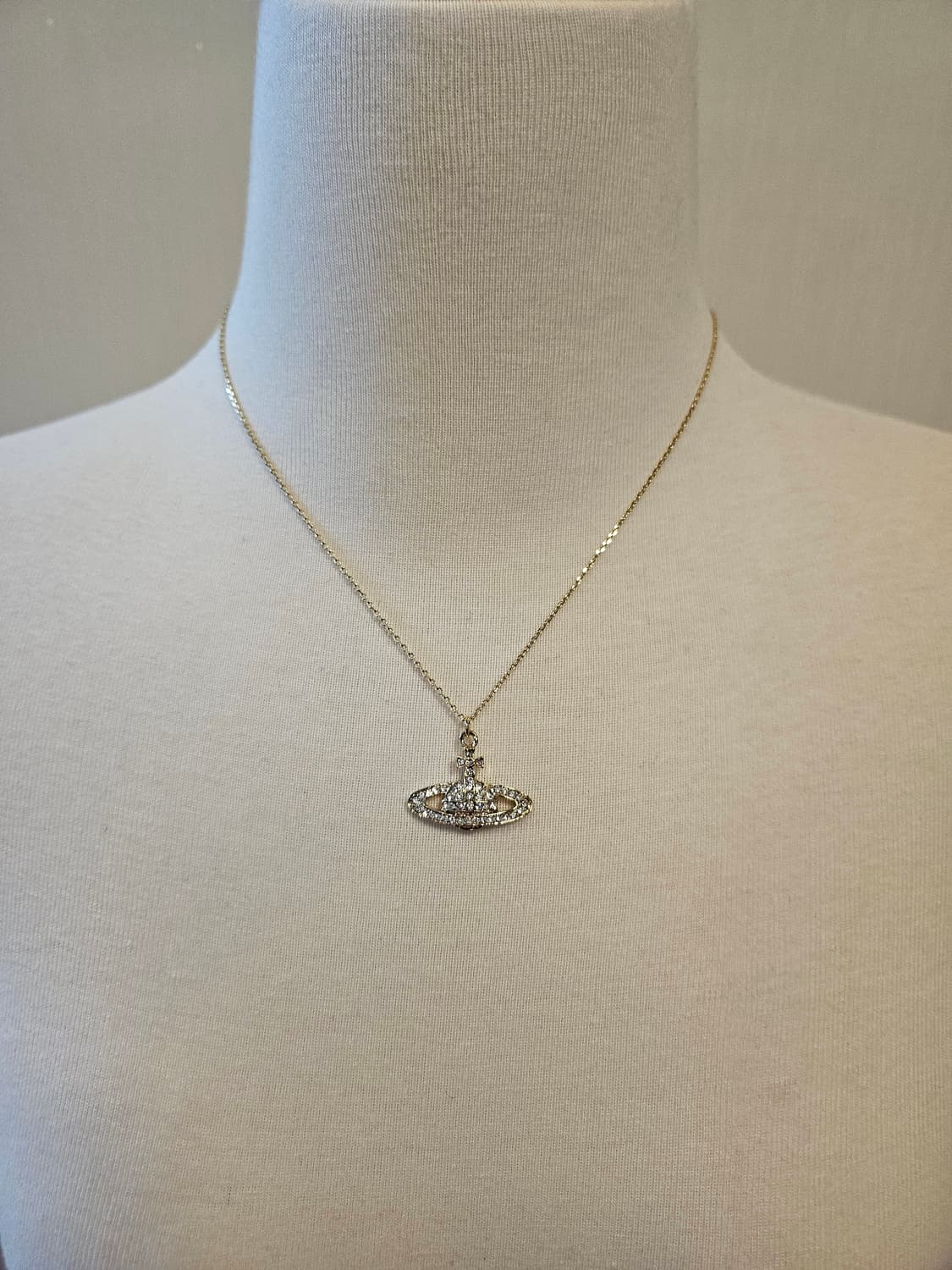 비비안웨스트우드 업사이클링 올큐빅 금장 목걸이 상품이미지6