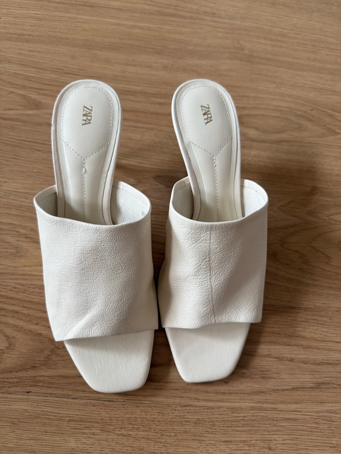 자라 Zara 아이보리 뮬 38 상품이미지2