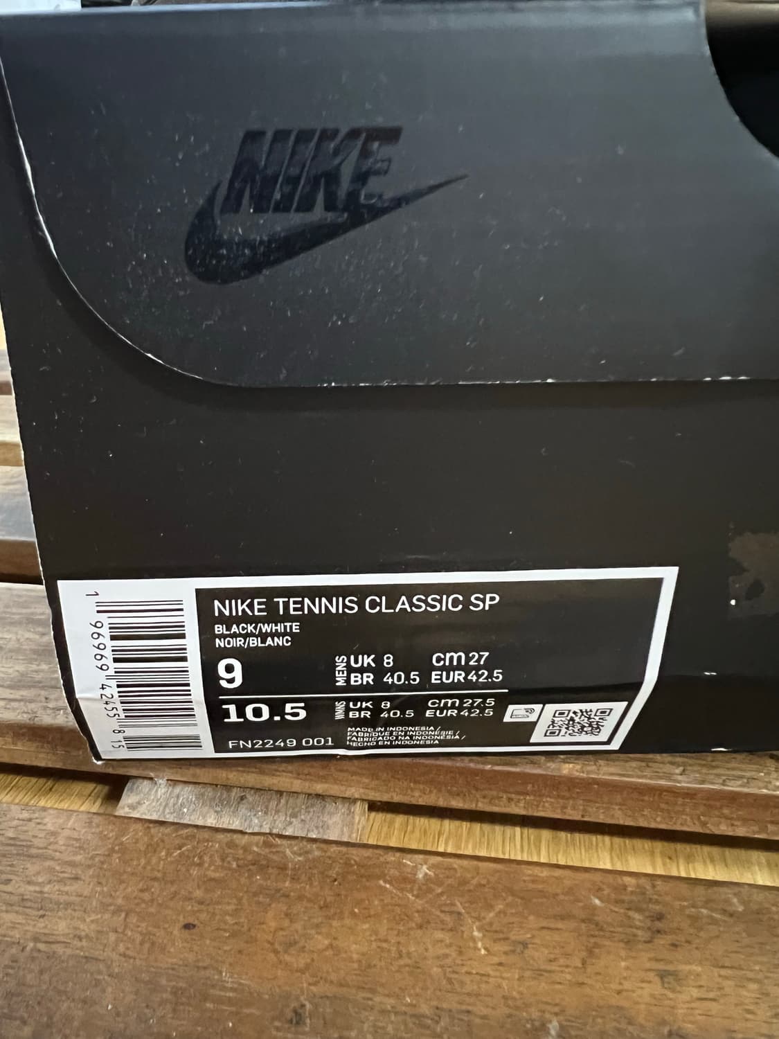 나이키 꼼데가르송 테니스 클래식 270판매 상품이미지8