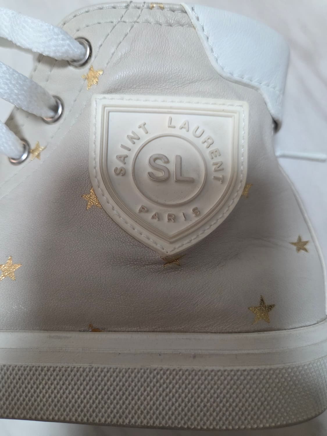 생로랑 레더 하이탑 스니커즈 상품이미지7