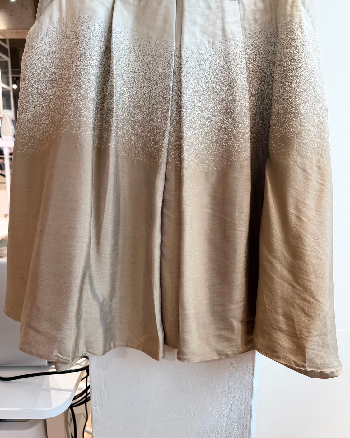 프라다 브라운 실크 그라데이션 스커트  상품이미지4