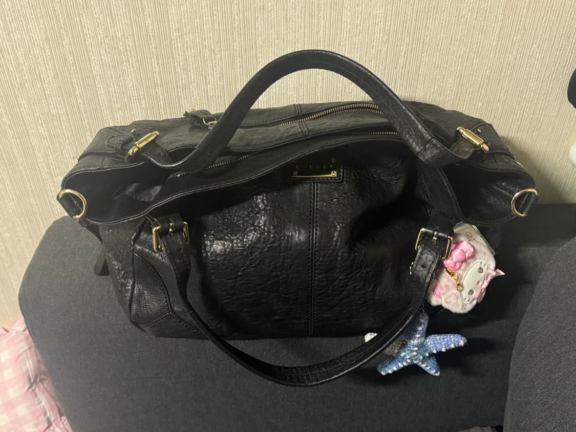 시슬리 가죽 레더 숄더백 상품이미지1