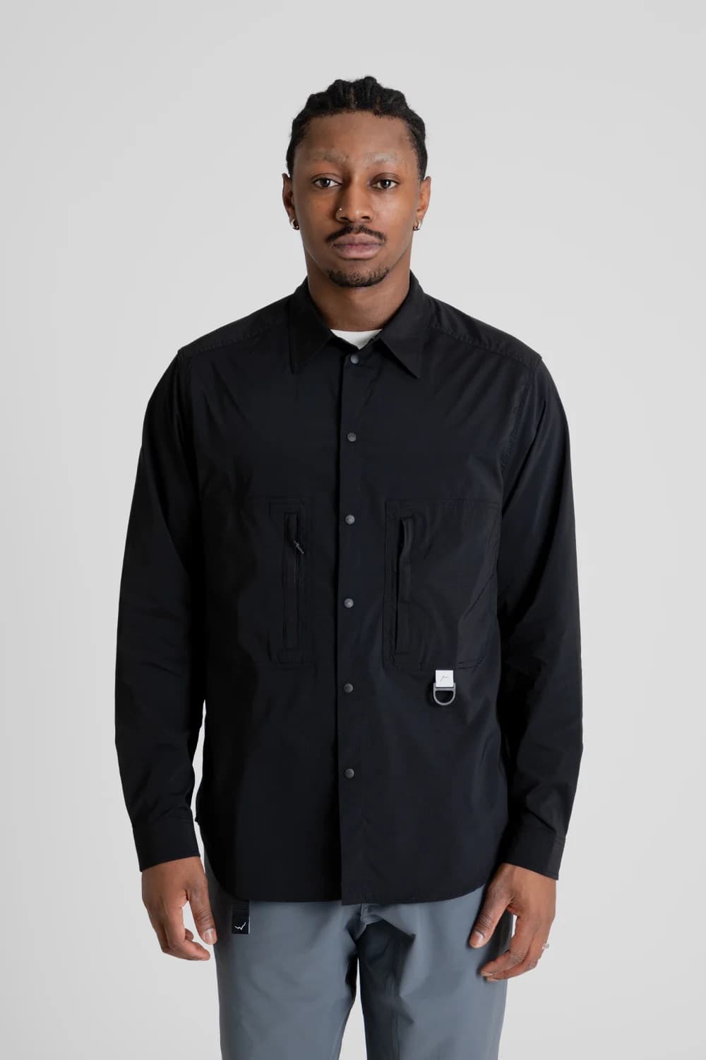 Cayl stretch nylon hiker shirts black 상품이미지1
