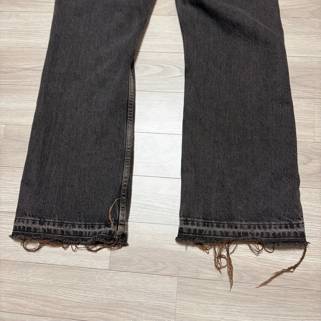 자라 플레어진 jeans relaxed flare fit 6688/323 상품이미지8