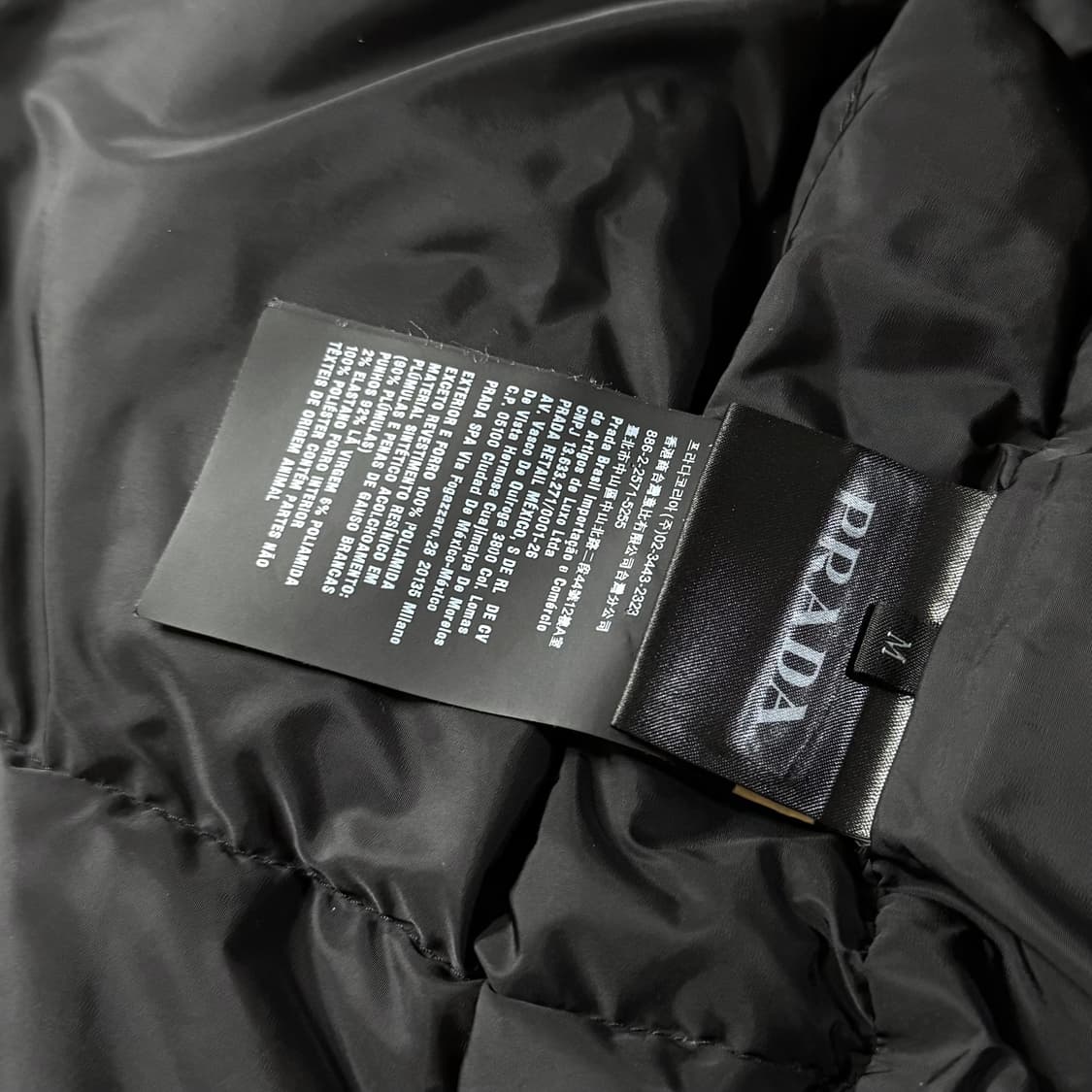 [정품/당일출고]프라다 삼각로고 롱패딩 상품이미지9