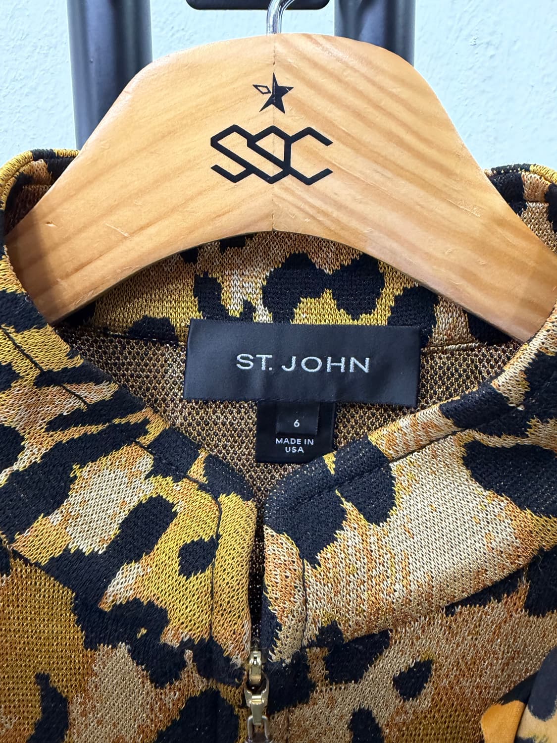 매장판정품) 세인트존 센존 레오파드 패턴 자켓 6 상품이미지6