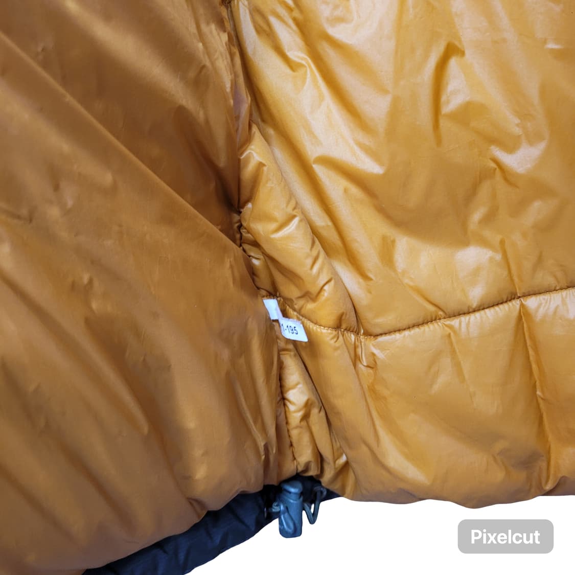 노스페이스 HYVENT 패딩 그린/브라운 배색 상품이미지6