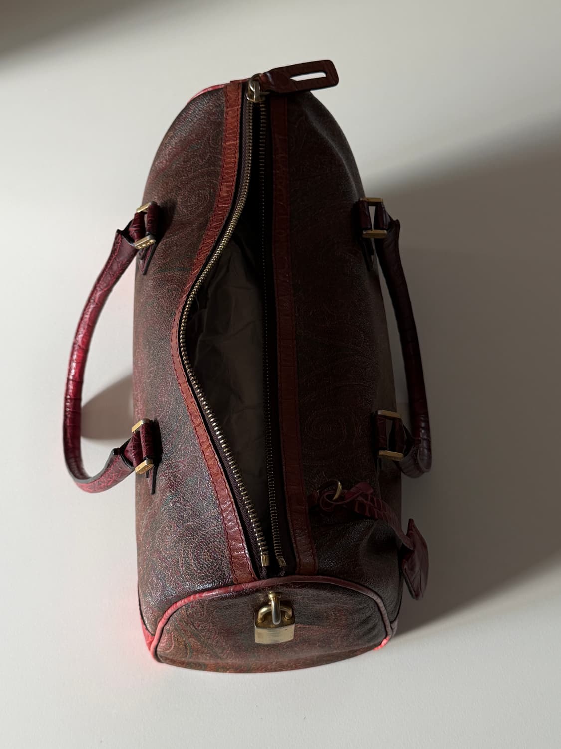 (거의 새거) 에트로 페이즐리 보스턴백 숄더백 상품이미지4