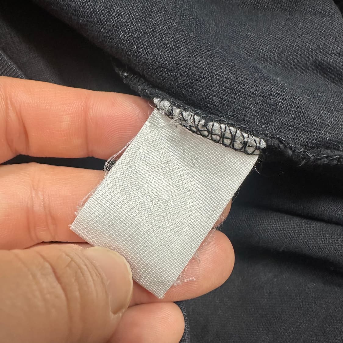 ✨ (바배) 노스페이스 빅로고 블랙 롱슬리브 상품이미지4