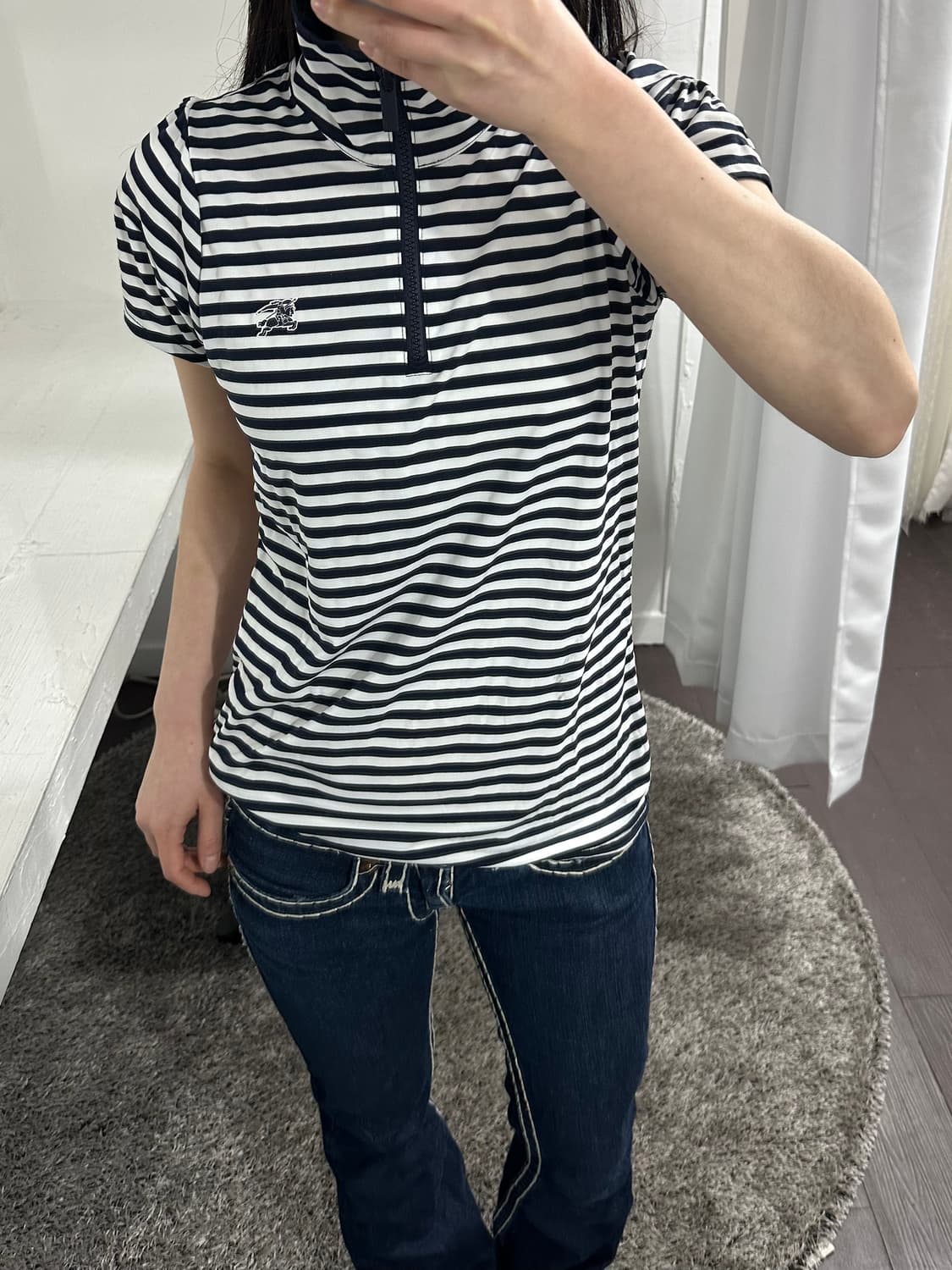 burberry golf stripe top 상품이미지4