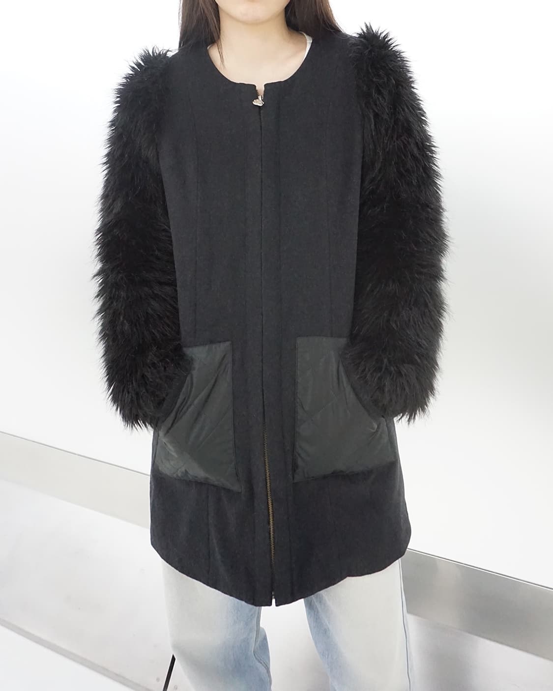 stussy fur jacket 상품이미지6