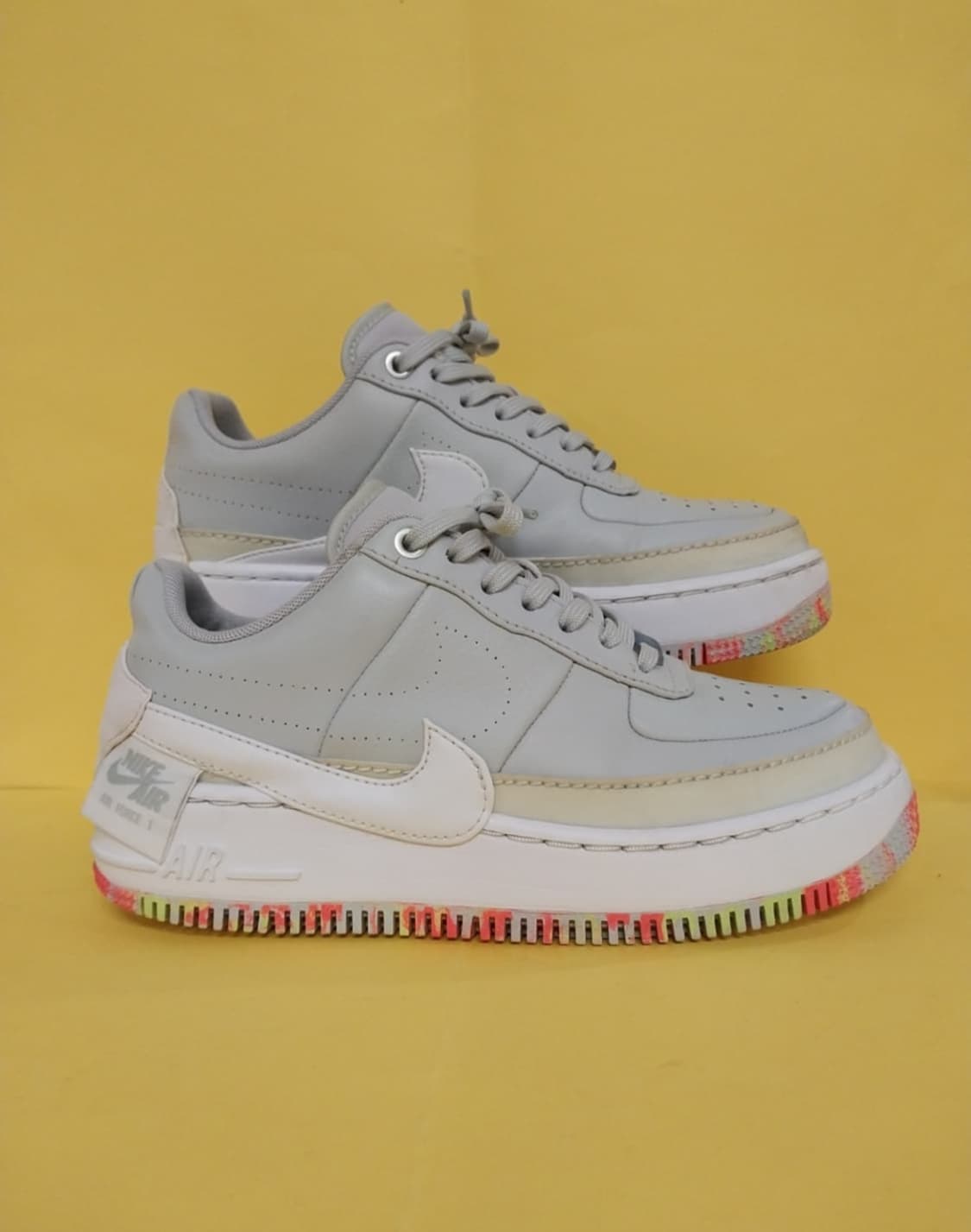 여성 나이키 에어포스1 제스터 XX 프린트 퓨어 플래티넘 운동화 (240 상품이미지3
