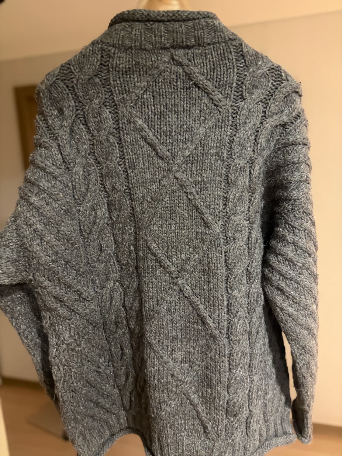 (L) 롤넥 피셔맨 스웨터 헤비울 폴로 polo rrl 드레익스 상품이미지4