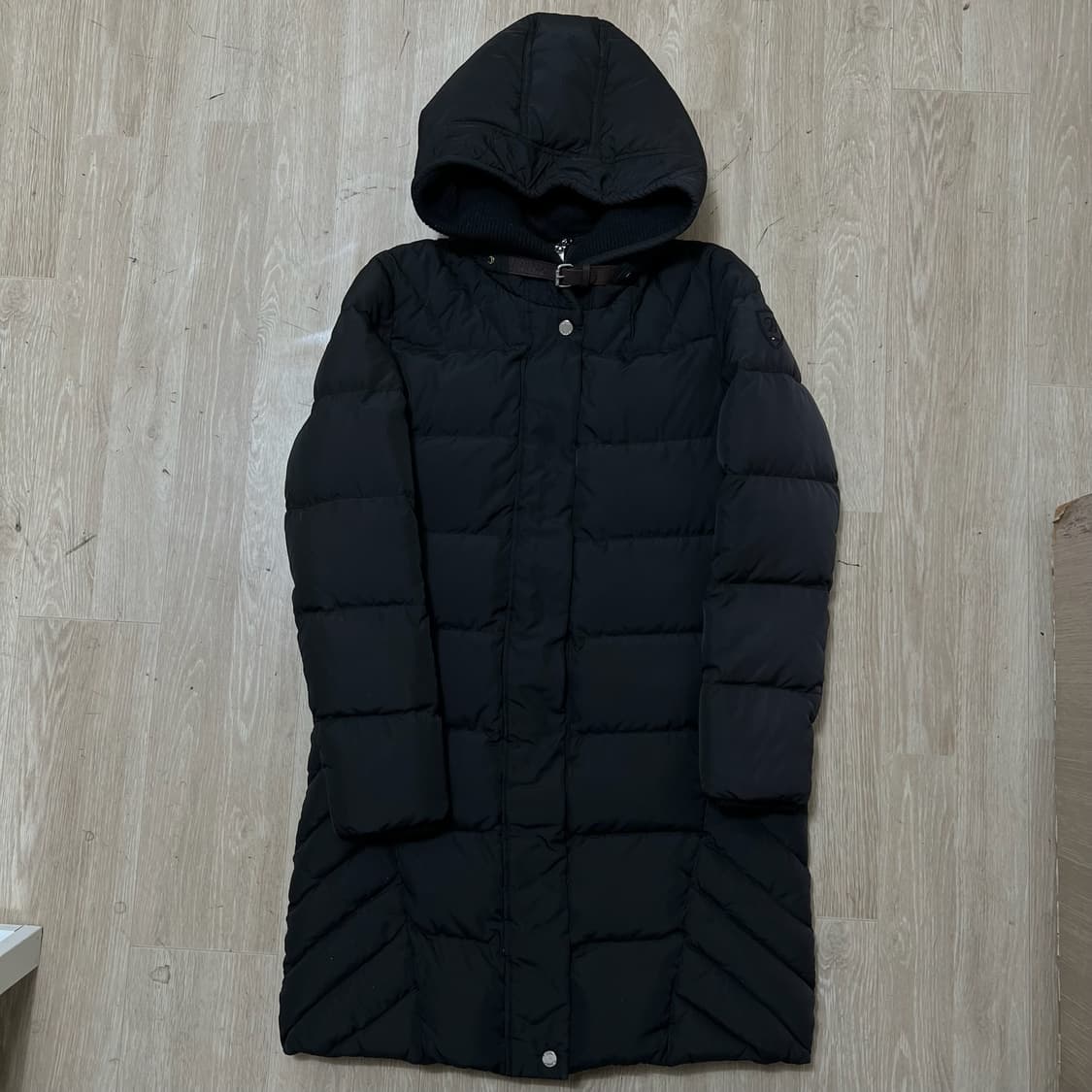 타미힐피거 여성 프리미엄 후드 롱패딩 S/90  상품이미지1