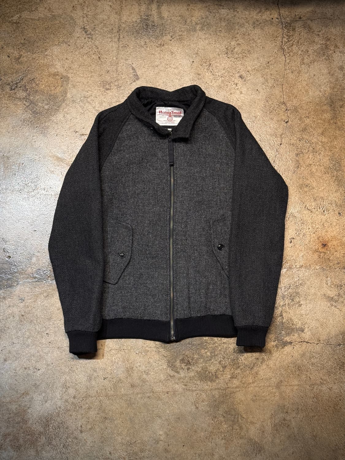 L ) Harris Tweed Harrington Jacket 상품이미지1