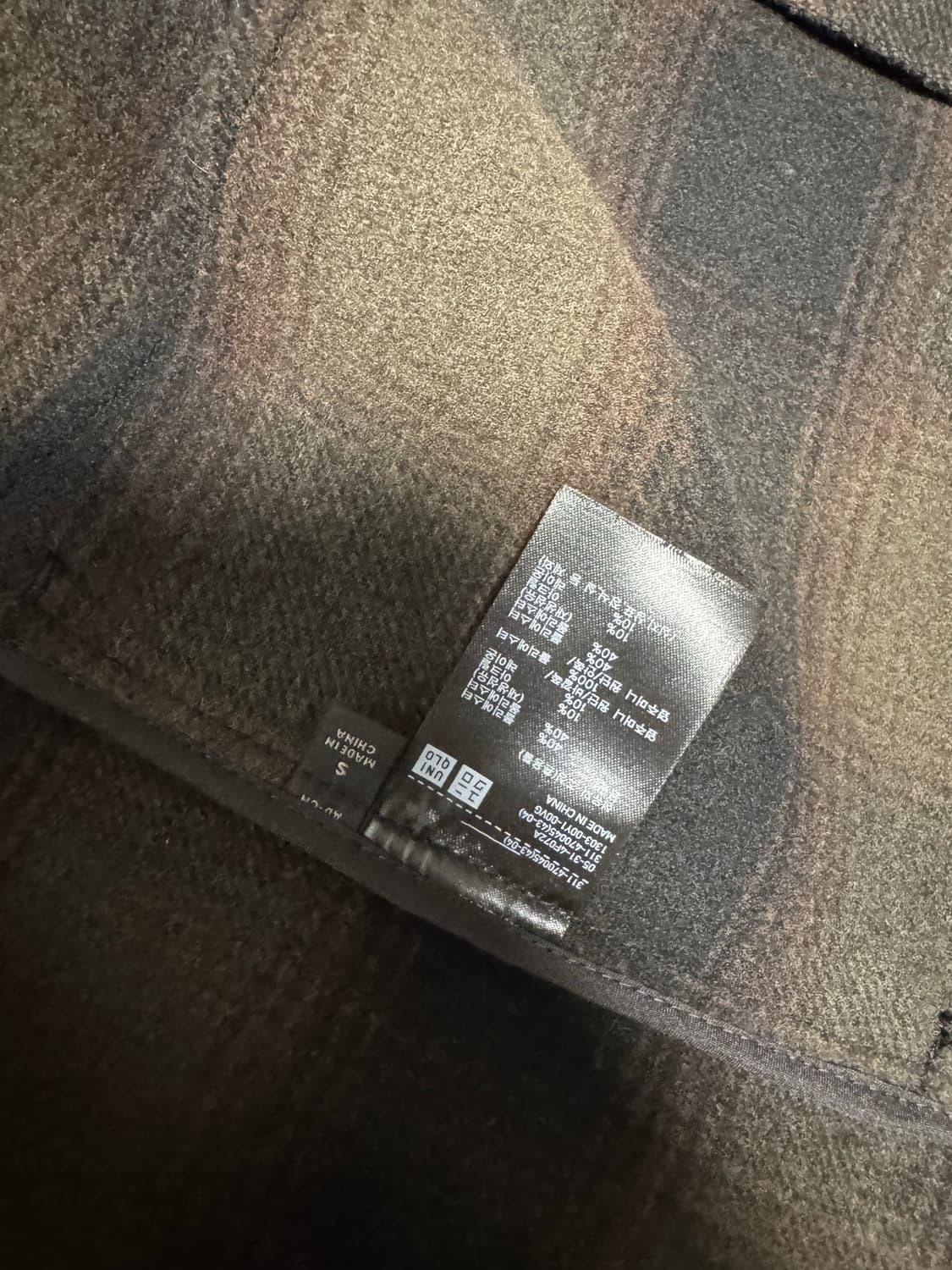 유니클로 체크셔츠 상품이미지2