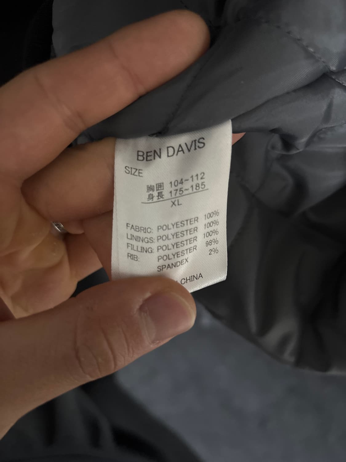 화이트라벨 POLAR 워크자켓 블랙 상품이미지3