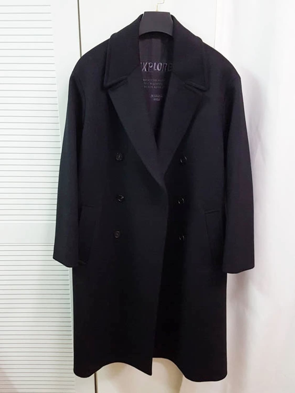 인사일런스 분트 남성 더블 롱코트 S 상품이미지1