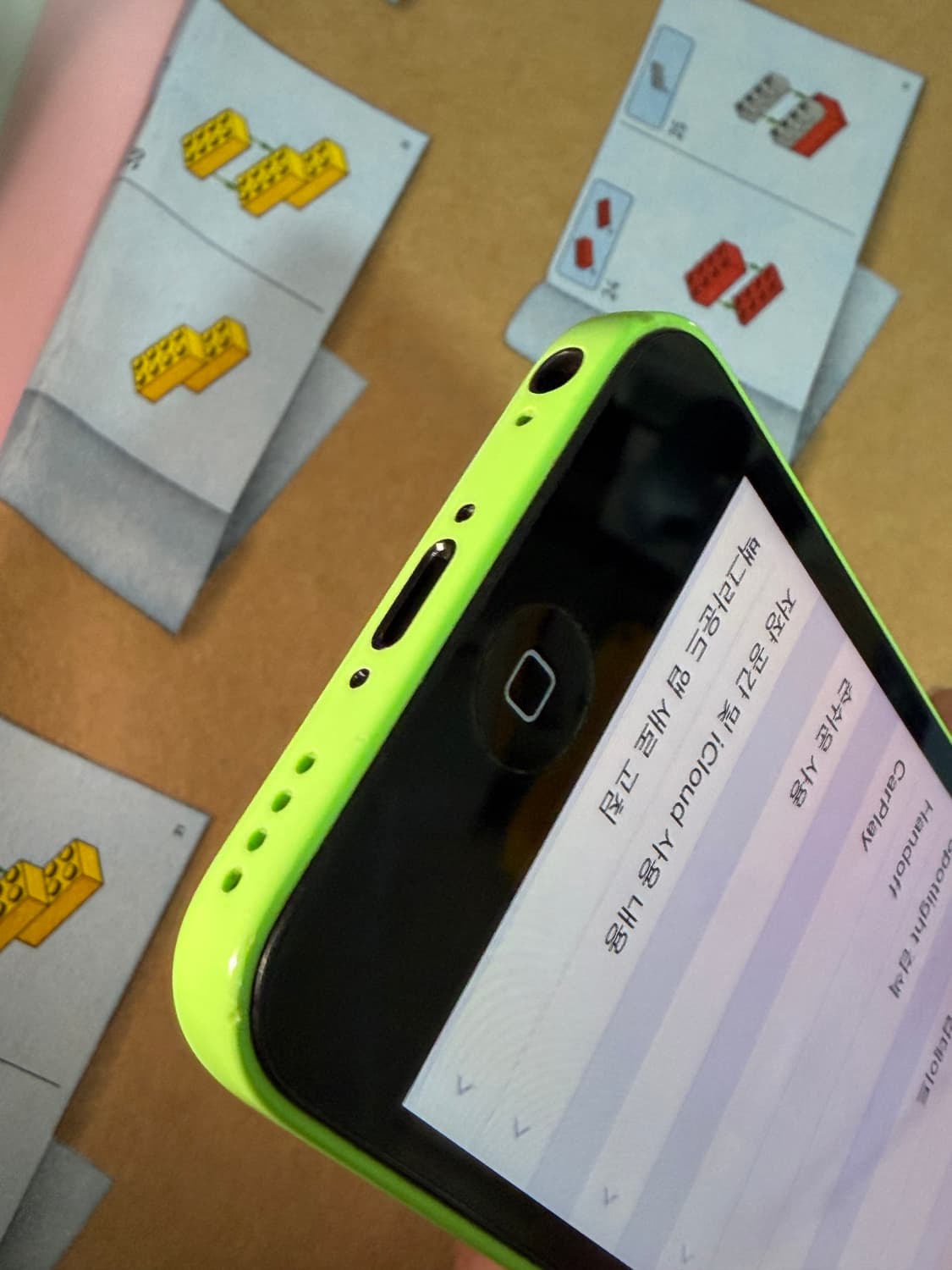 아이폰 5c 그린 16기가 #5612 + 보호필름&투명케이스 상품이미지8