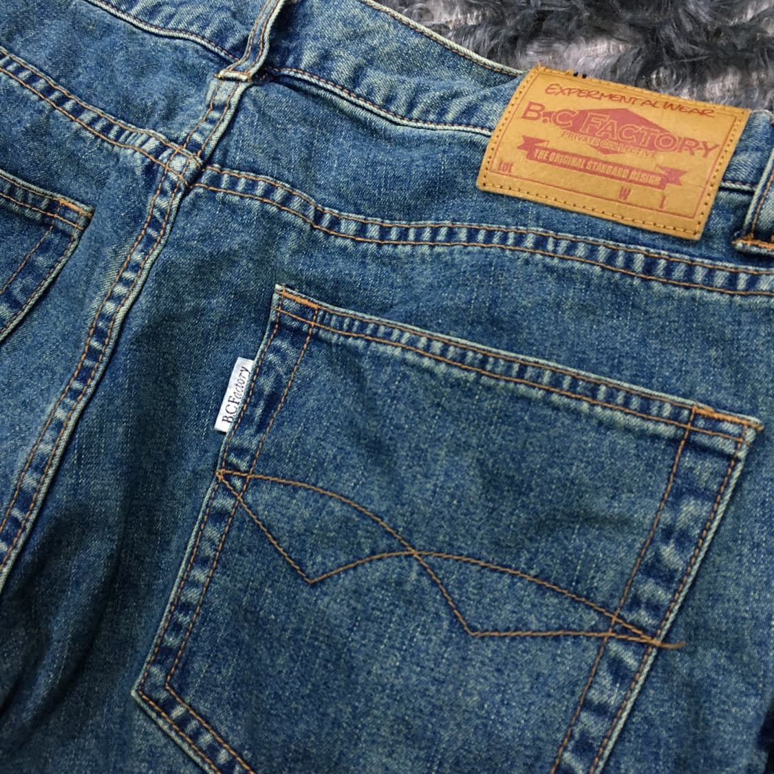 투티/0277 B.C FACTORY 일본 빈티지 데님 팬츠 워싱 상품이미지5