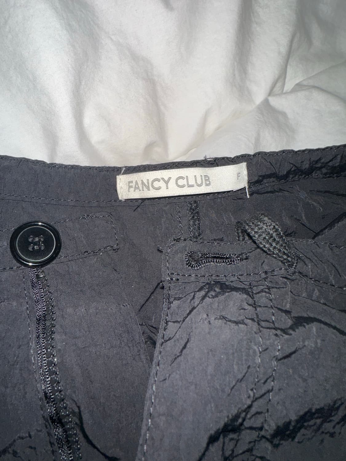 팬시클럽 로우라이즈 나일론 셔링팬츠 상품이미지9