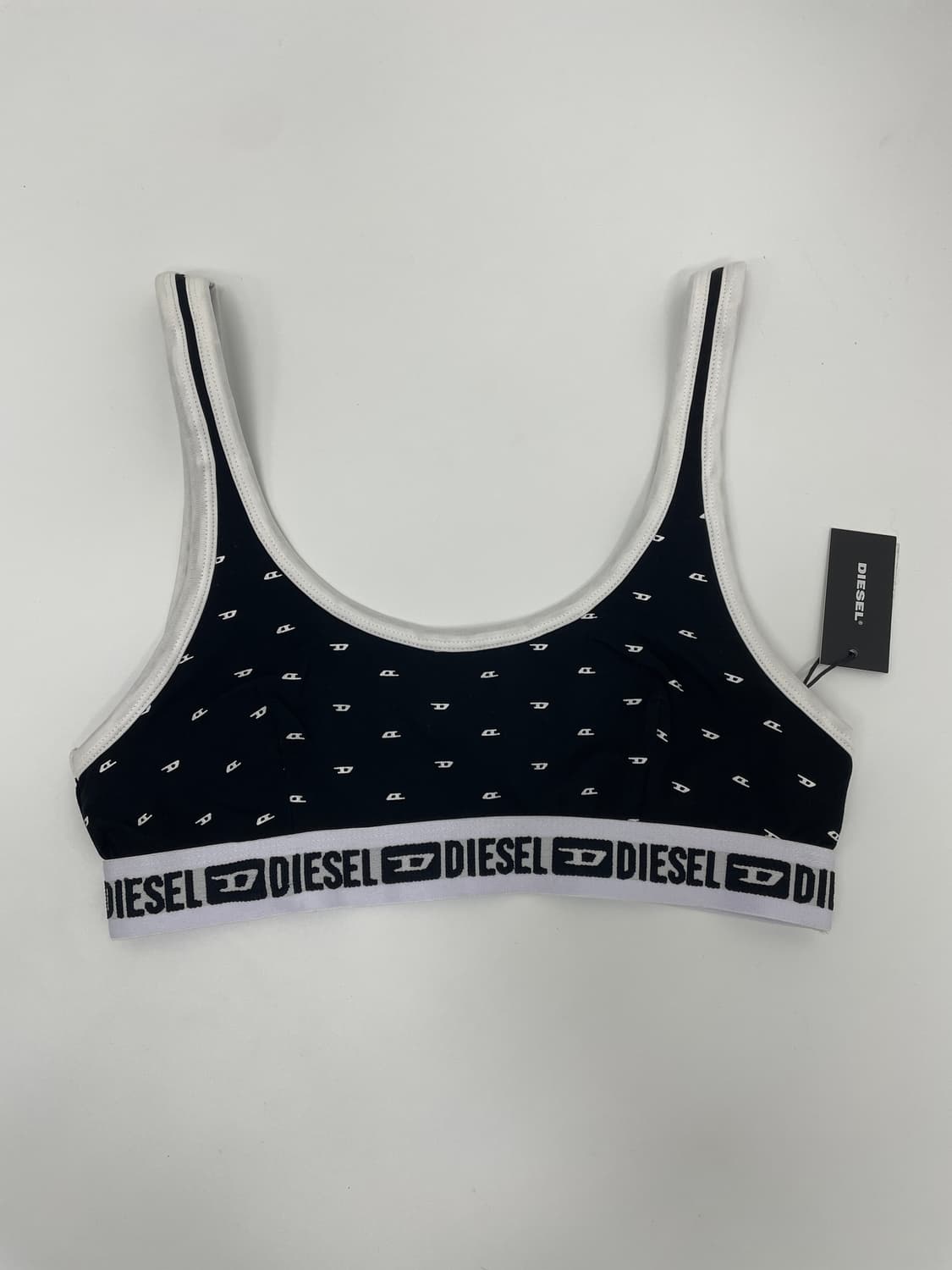 디젤 로고 브라 탑  상품이미지4
