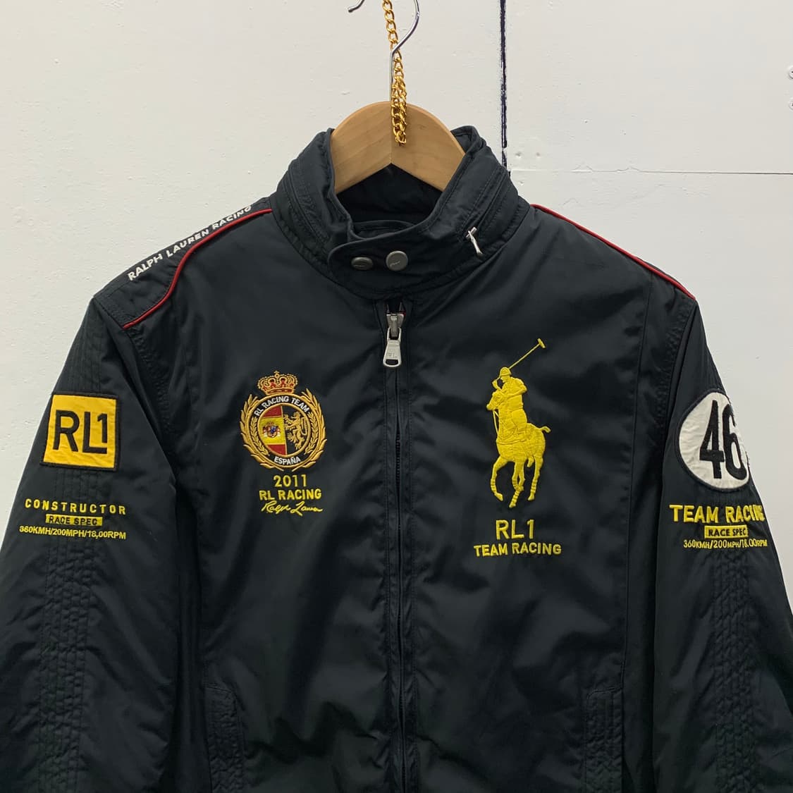 [S] 폴로 랄프로렌 RL RACING 에스파냐 팀 레이싱 자켓 상품이미지2