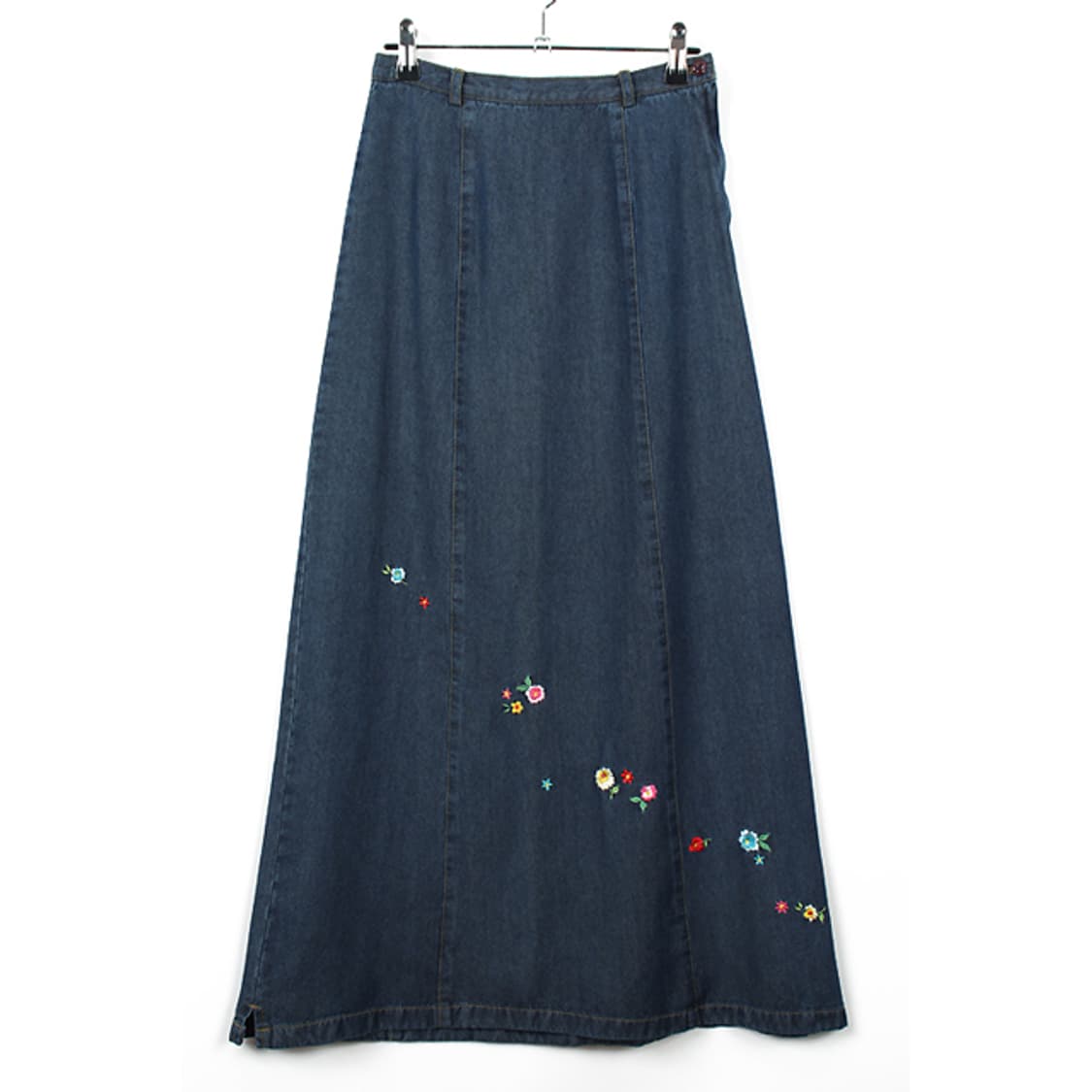FLOWER 자수데님스커트(XS)  상품이미지1
