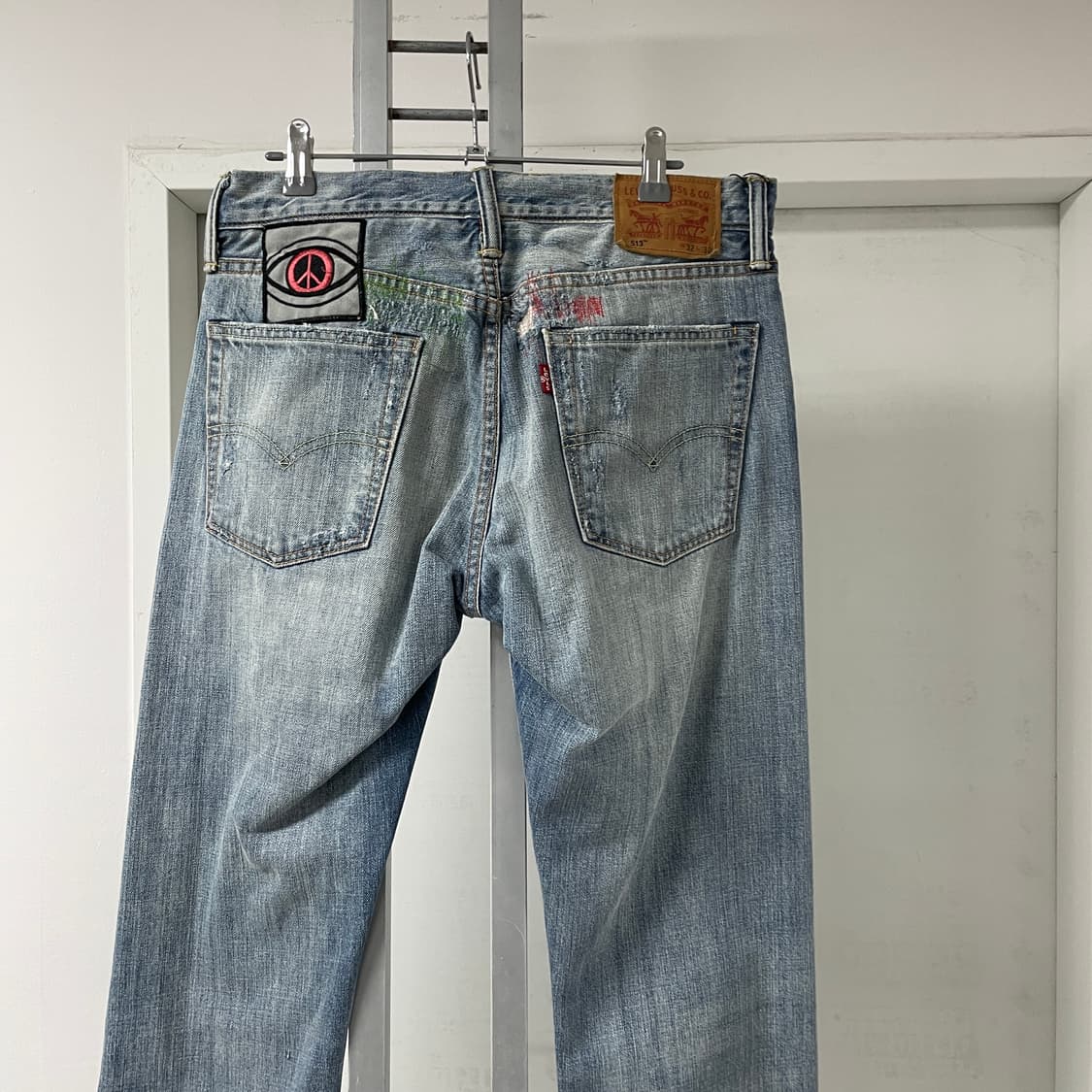 리바이스 513 패치워크 데님 팬츠 W32 L32 상품이미지2