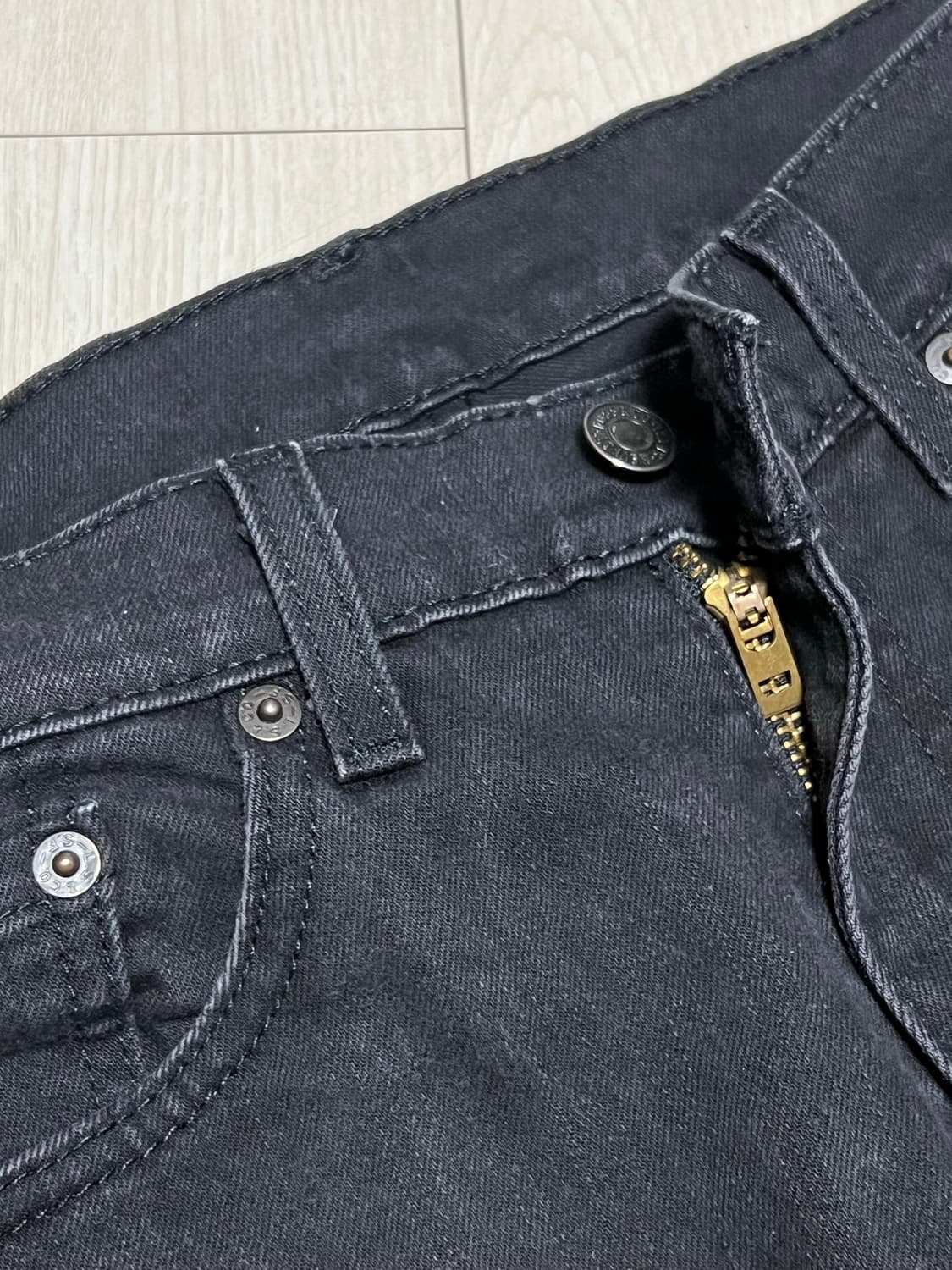 리바이스505 블랙진(스판) 32x32사이즈 상품이미지3