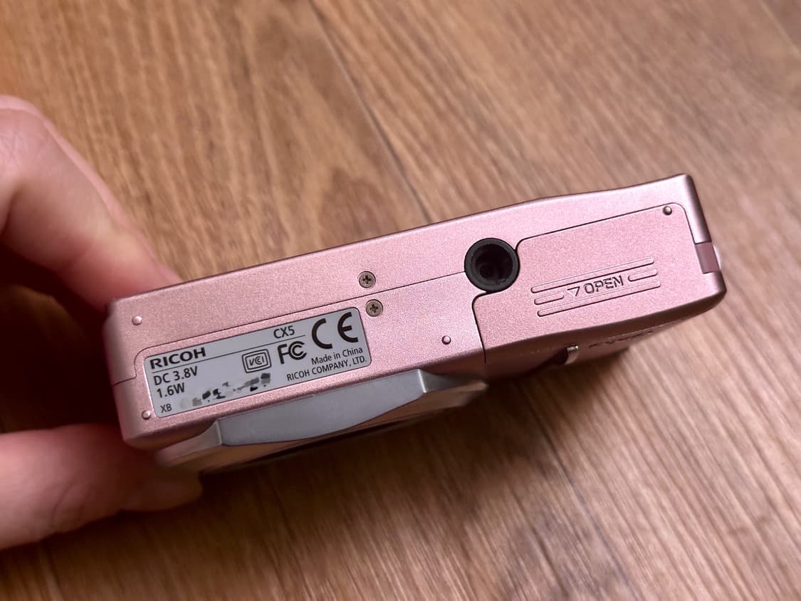 리코 Ricoh CX5 핑크 빈티지 디카 카메라 상품이미지8