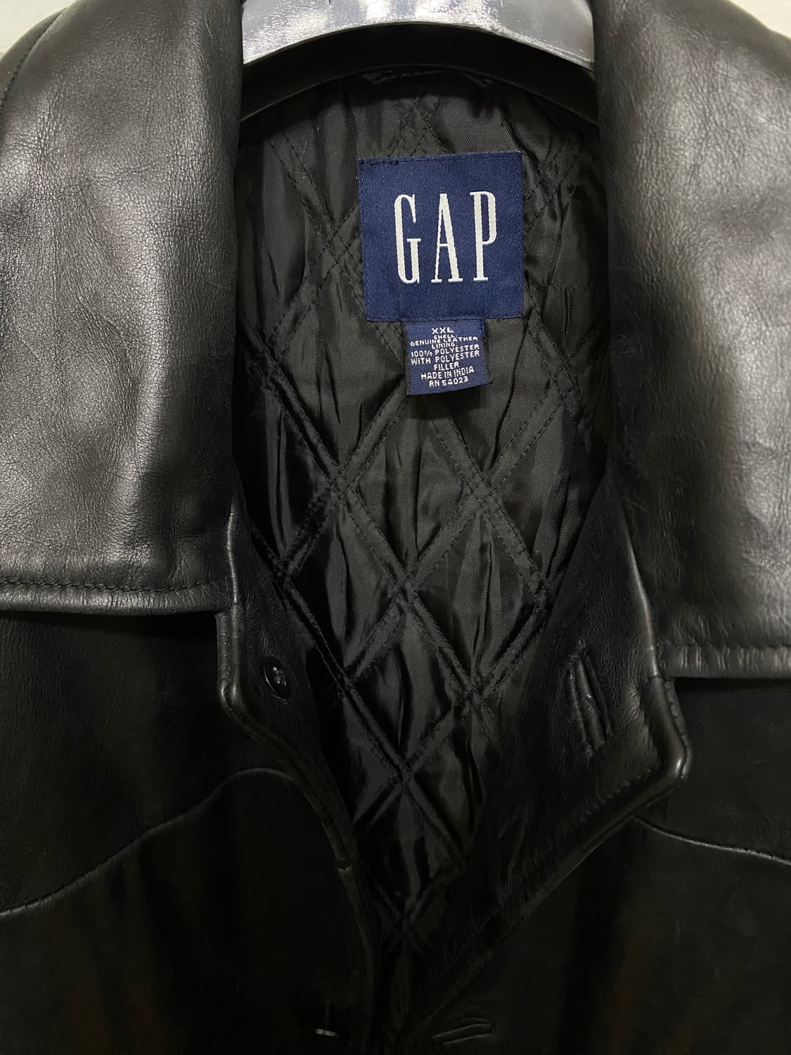 올드갭 레더 카코트 상품이미지2