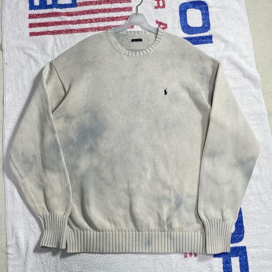 폴로 곰팡이에디션 타이다이 라운드넥 니트 상품이미지2