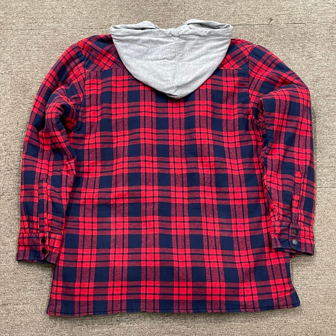 (L) Dickies 디키즈 체크 셔츠 후드 자켓 상품이미지6