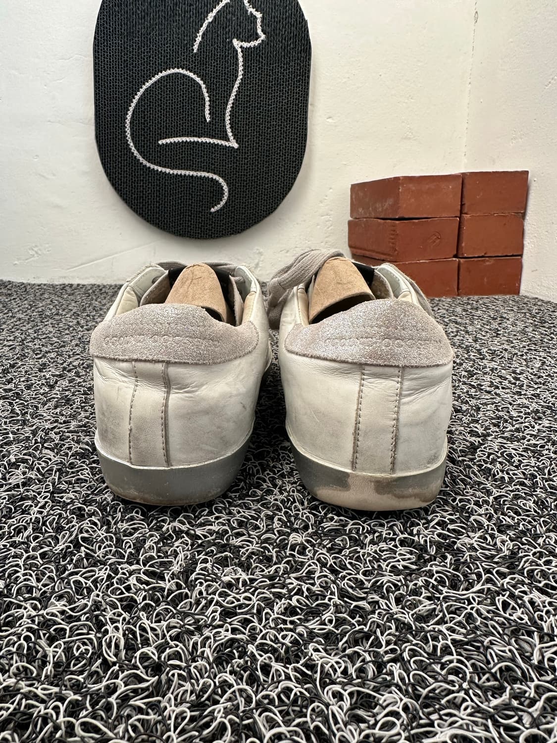 골든구스 슈퍼스타 스니커즈 화이트 240 상품이미지5