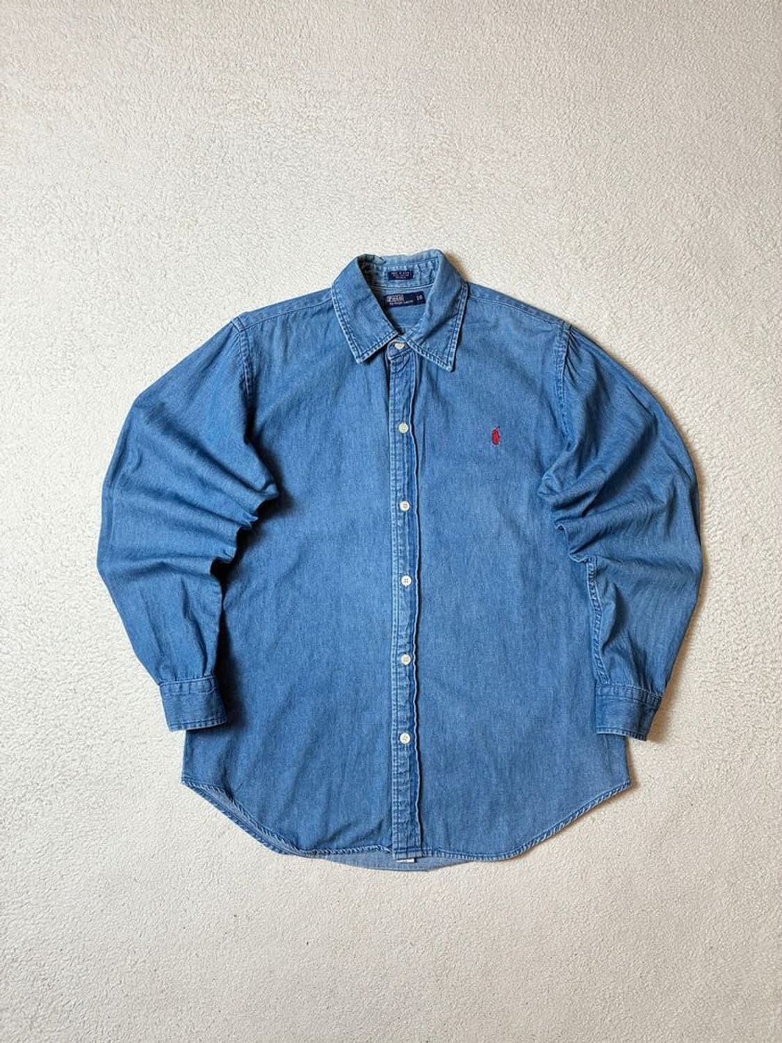 폴로 랄프로렌 90's USA 워시드 데님 셔츠 PN7471 상품이미지1