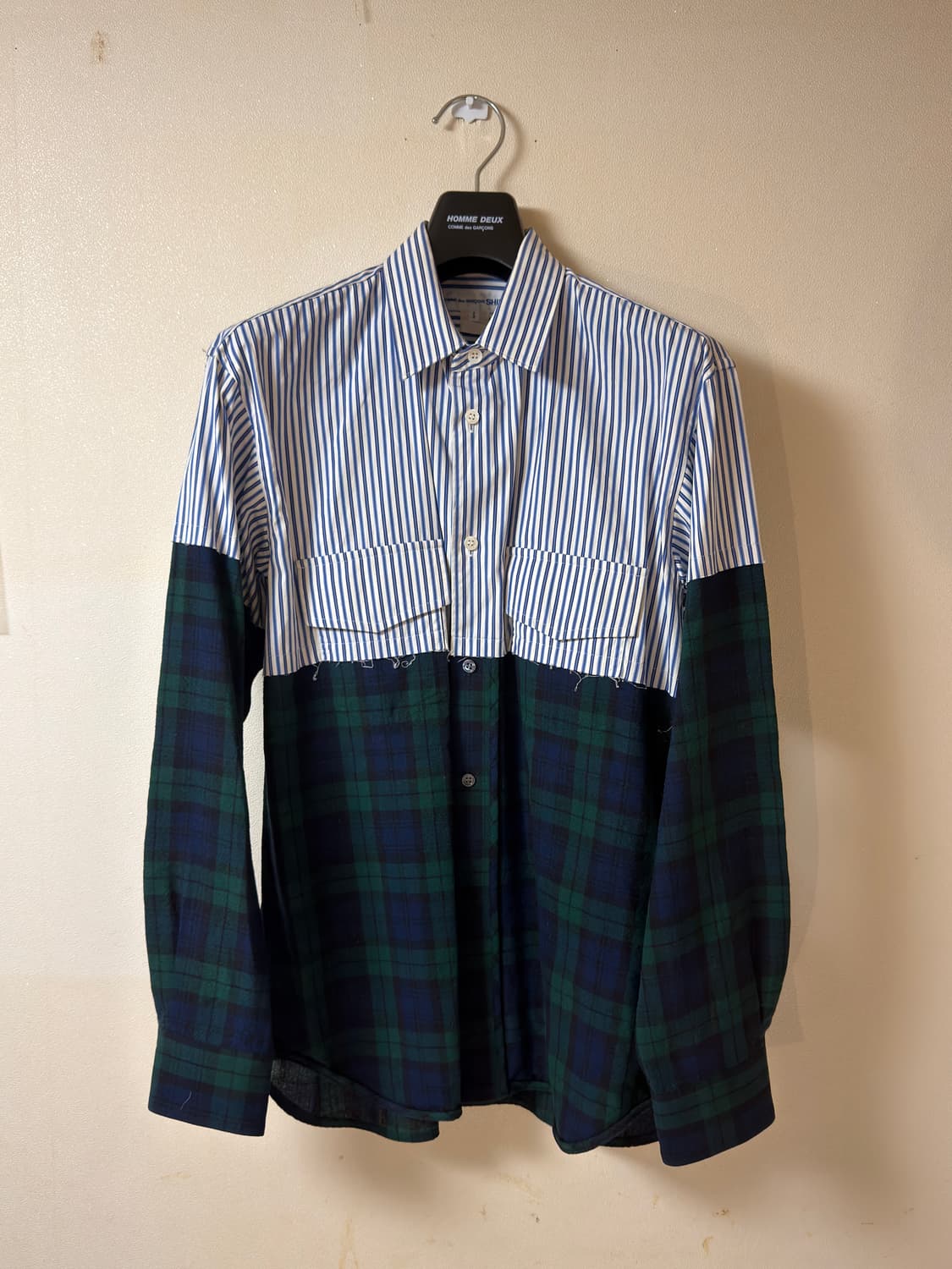 꼼데가르송 셔츠라인 투패턴 셔츠  상품이미지2