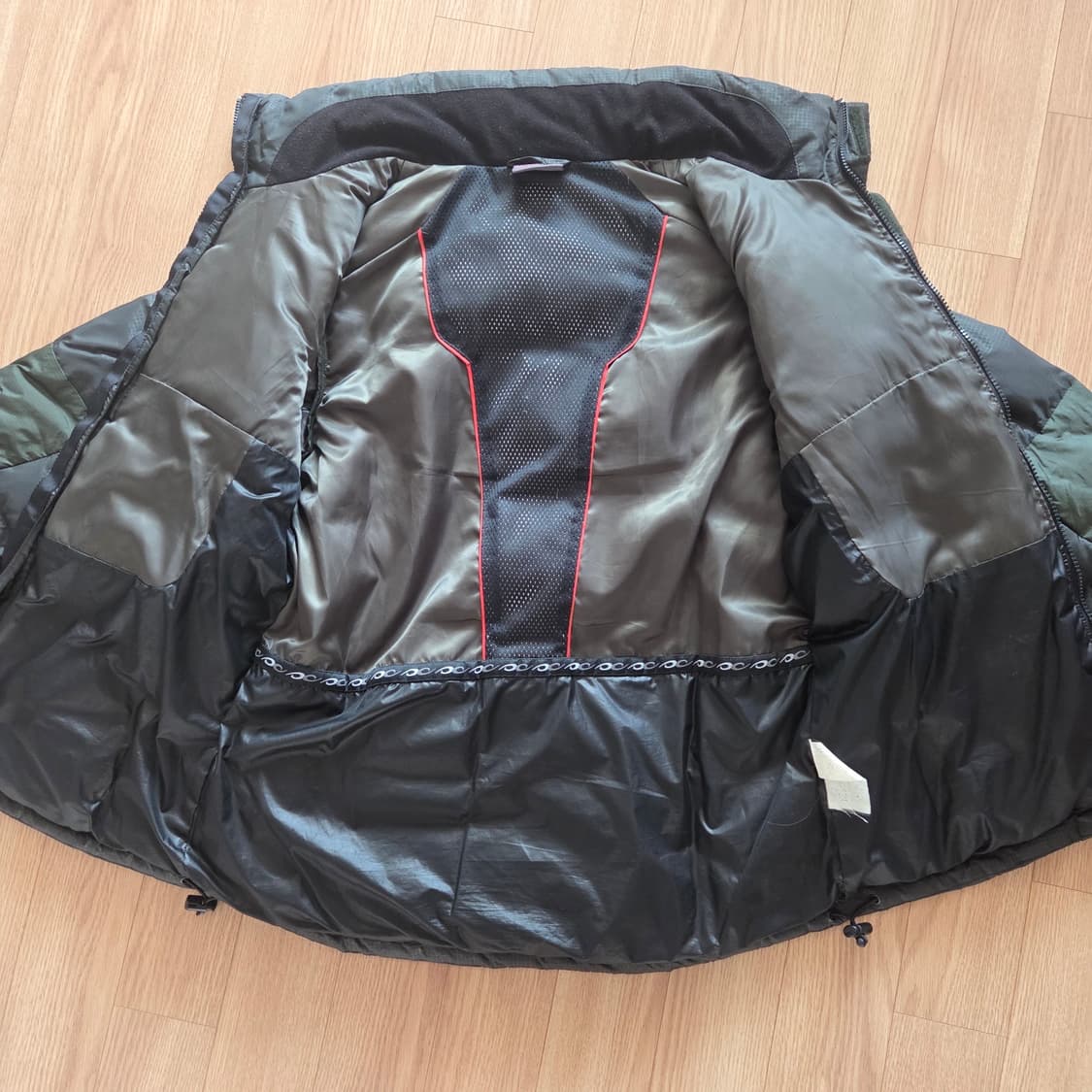 밀레 패딩 자켓 블랙/카키 95 상품이미지8