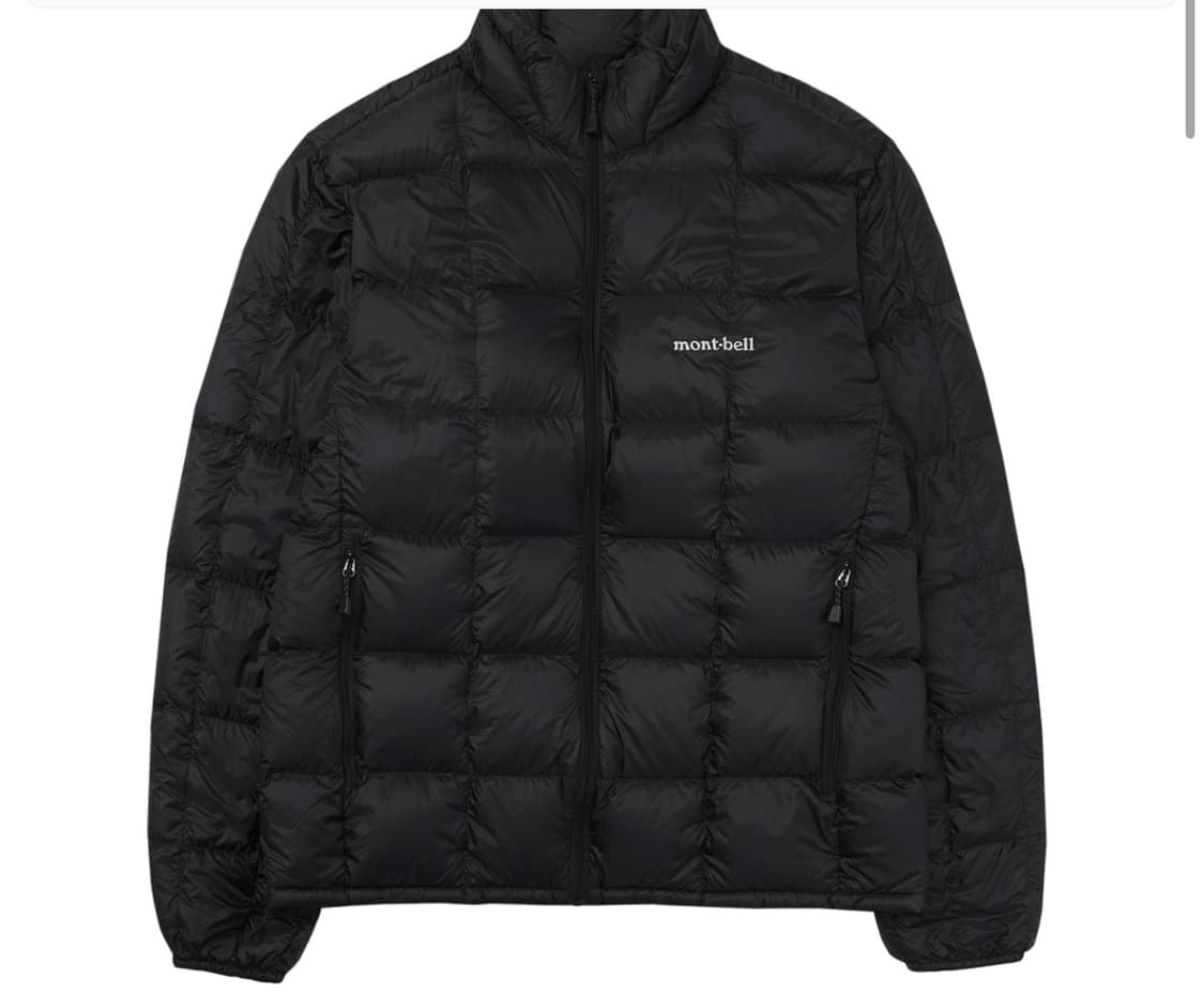  새상품 몽벨 슈페리어 다운 자켓 블랙 M 상품이미지1