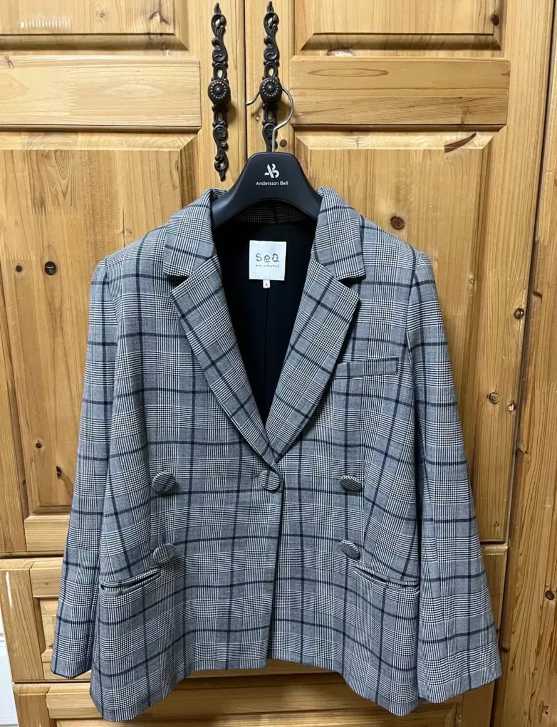 Sea newyork 체크 블레이저 자켓 상품이미지1