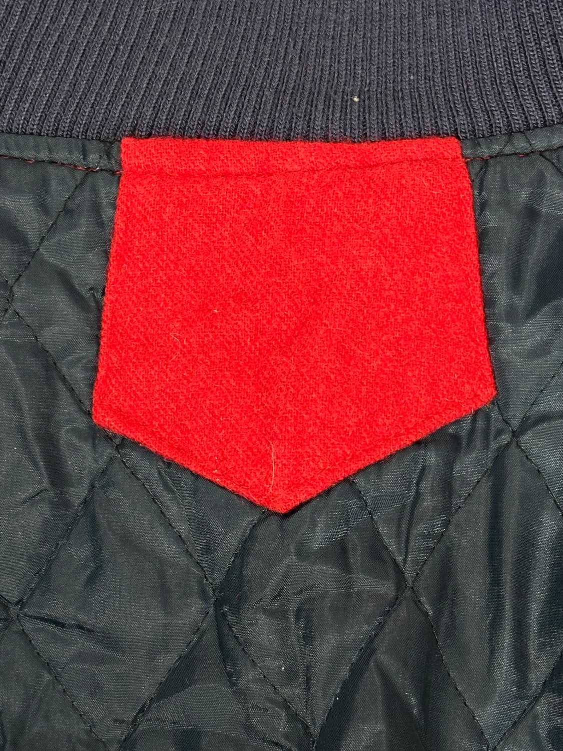 90s 빈티지 레드 모직 바시티 스타디움 잠바 코치 자켓  상품이미지7